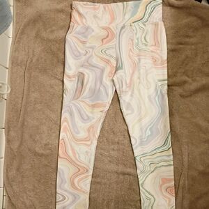Old Navy Kids Pastel Swirl Leggings